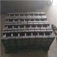 永康市25公斤标准纯铸铁砝码|25KG混凝土配重砝码